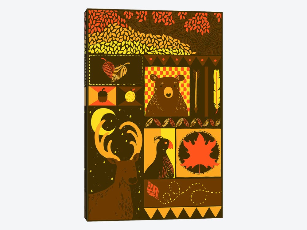 Fall Rectangle by Tobias Fonseca 1-piece Canvas Artwork