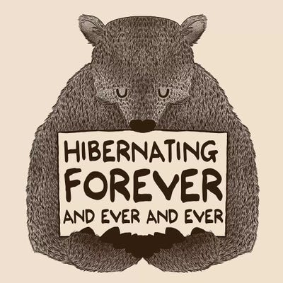 Hibernating Forever by Tobias Fonseca framed canvas print