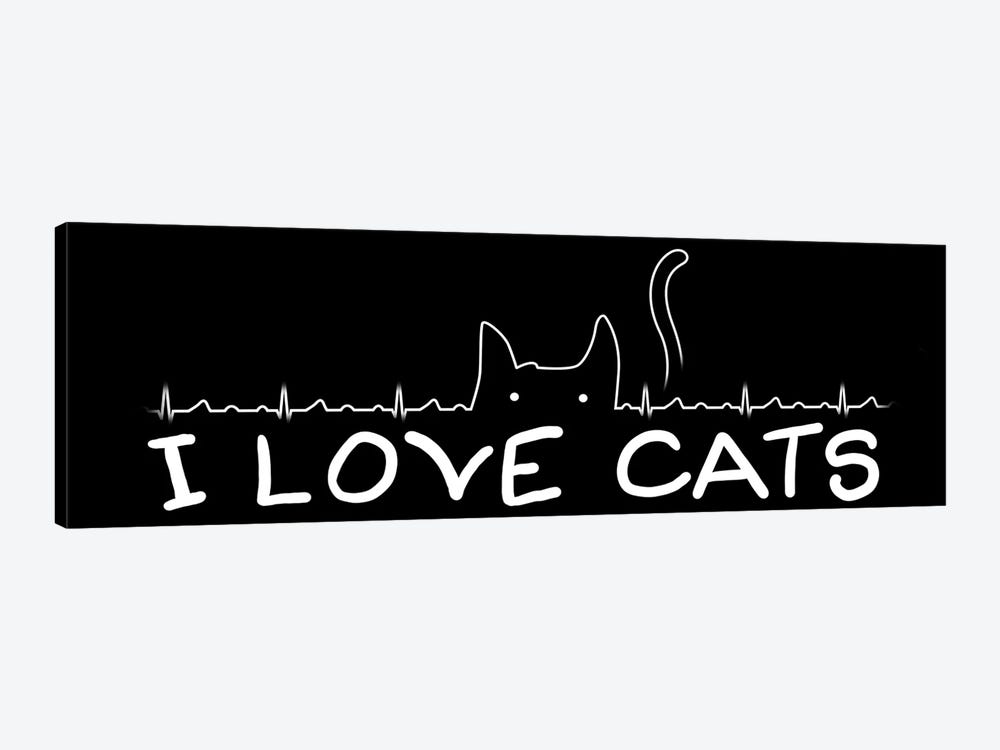 I Love Cats by Tobias Fonseca 1-piece Art Print