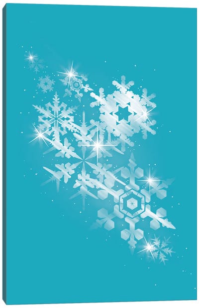 Snow Flakes Of Hope Canvas Art Print - Hip Holiday