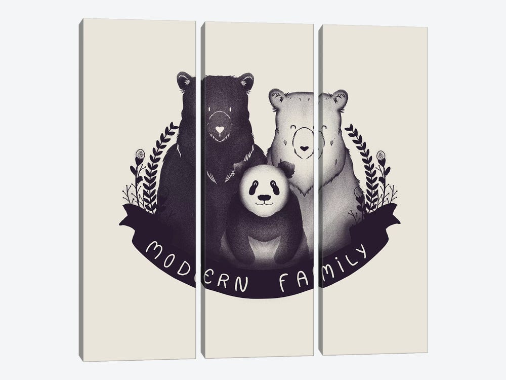 Modern Family by Tobias Fonseca 3-piece Canvas Wall Art