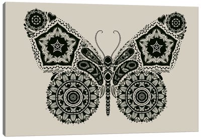 Ornamental Butterfly Canvas Art Print