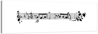 Pandooven's 5th Symphony Canvas Art Print - Musical Notes Art