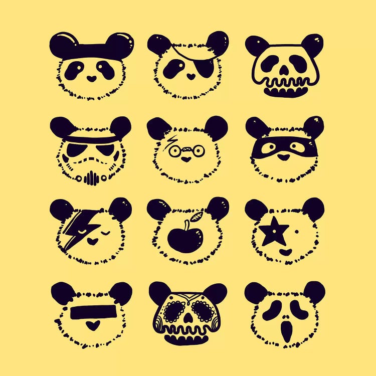 Pop Panda by Tobias Fonseca wall art