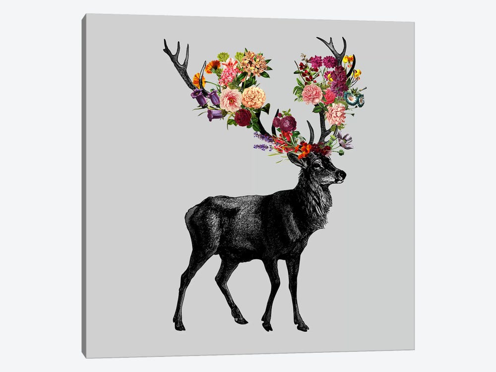 Sprint Itself (Deer Floral) by Tobias Fonseca 1-piece Art Print