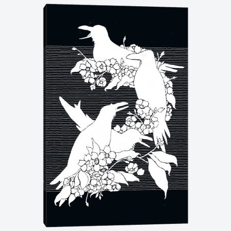 The Black Crows Canvas Print #TFA245} by Tobias Fonseca Canvas Artwork