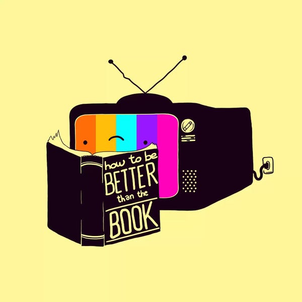 Kids TV & Movies Art: The Book Was Better by Tobias Fonseca