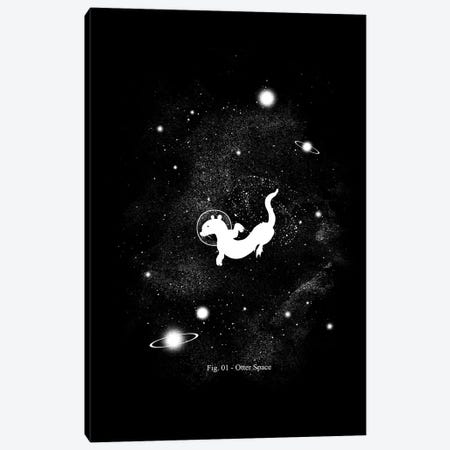 The Otter Space Canvas Print #TFA249} by Tobias Fonseca Art Print