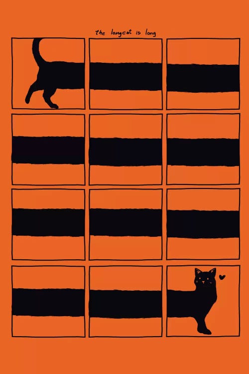 The Longcat Is Long by Tobias Fonseca wall art