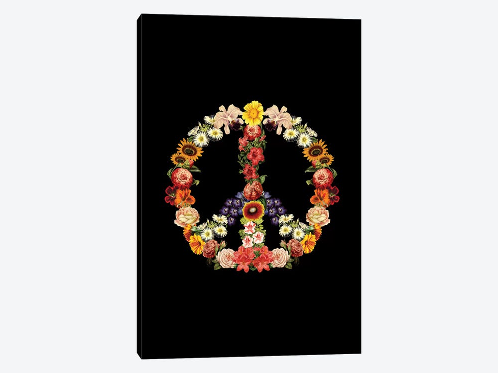 Flower Power, Rectangle by Tobias Fonseca 1-piece Canvas Print