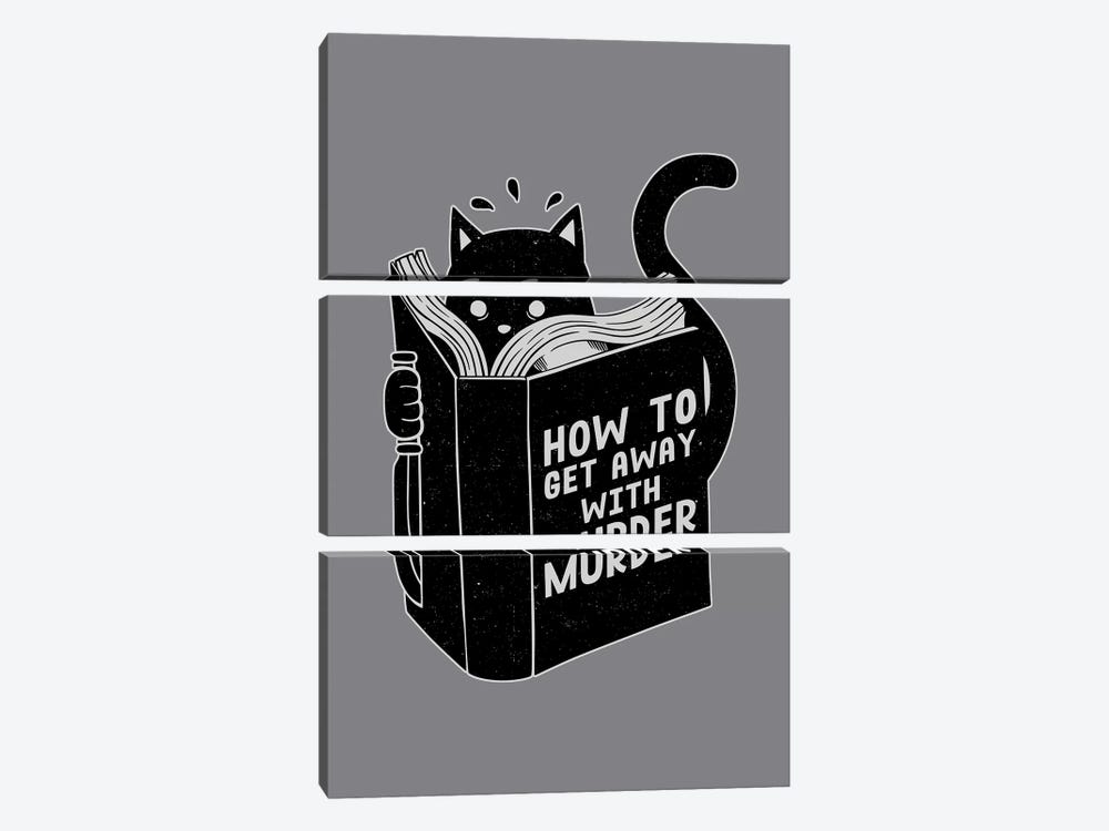 How To Get Away With Murder, Rectangle by Tobias Fonseca 3-piece Canvas Art Print