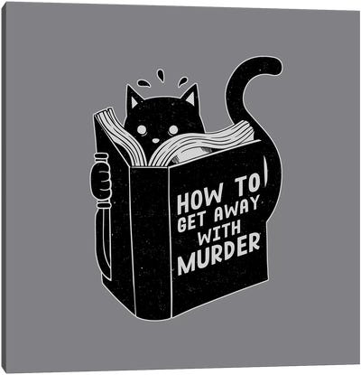 How To Get Away With Murder, Square Canvas Art Print - Literature Art