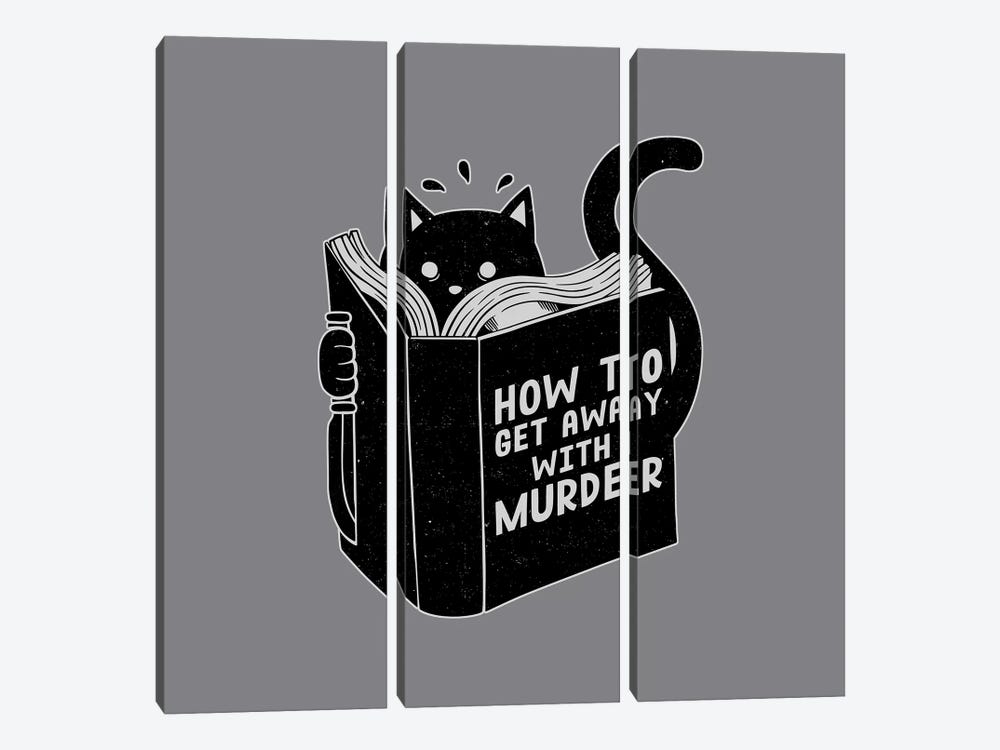 How To Get Away With Murder, Square by Tobias Fonseca 3-piece Canvas Art