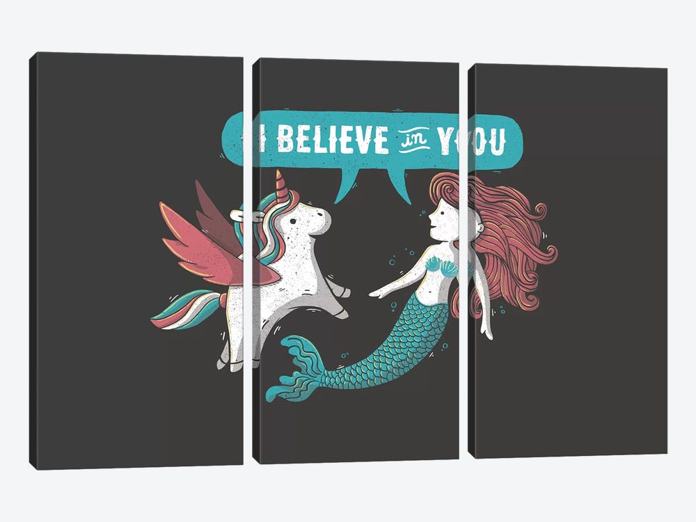 I Believe In You by Tobias Fonseca 3-piece Canvas Artwork
