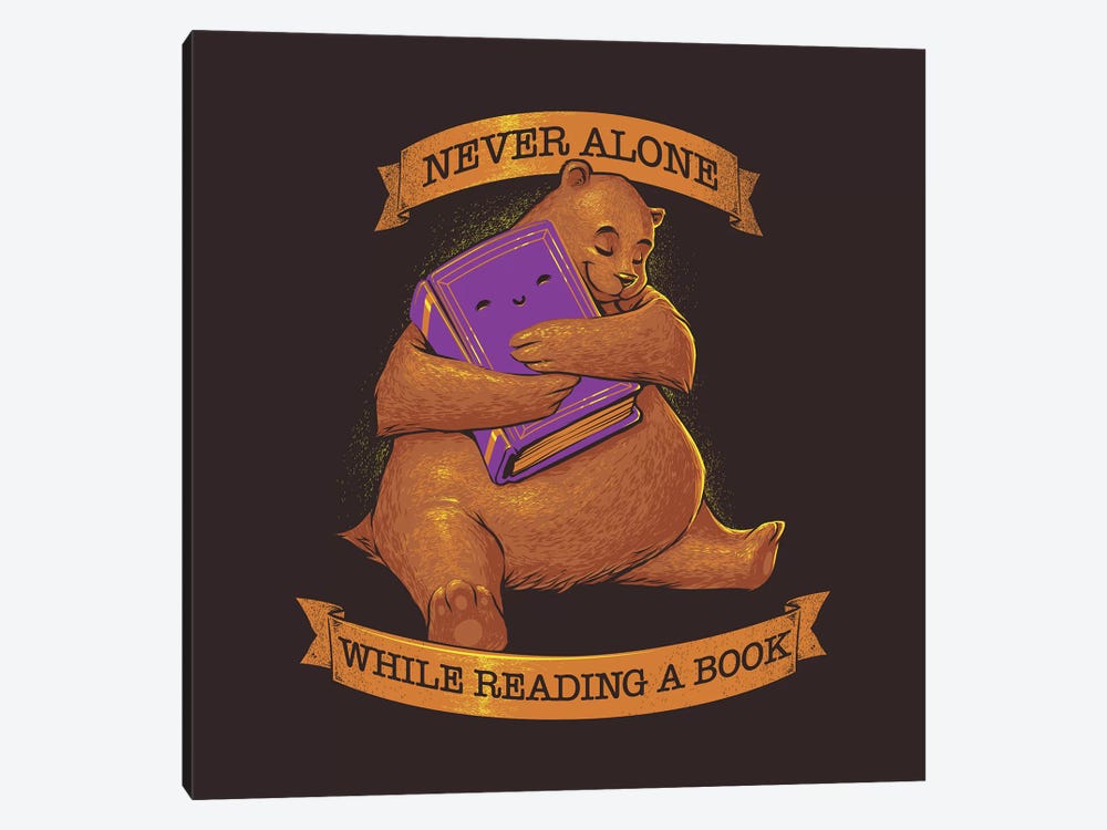Never Alone While Reading a Book by Tobias Fonseca 1-piece Art Print