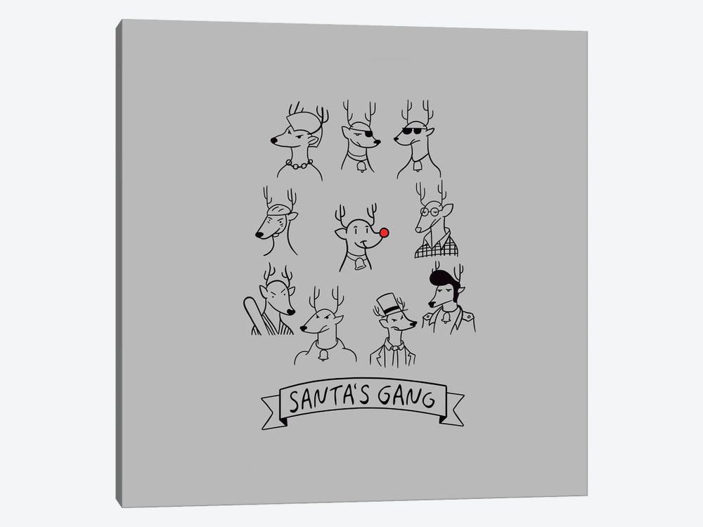 Santa's Gang by Tobias Fonseca 1-piece Canvas Artwork
