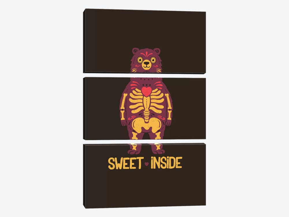 Sweet Inside by Tobias Fonseca 3-piece Canvas Print