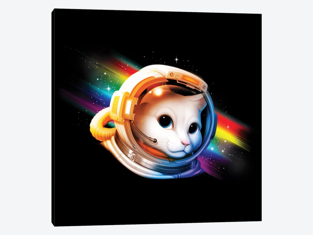 Astronaut Cat by Tobias Fonseca 1-piece Canvas Art Print
