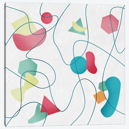 Geometric Miró Pattern Canvas Print #TFA351} by Tobias Fonseca Canvas Print