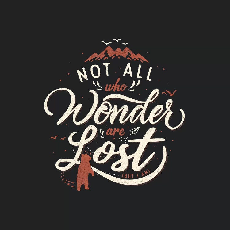 Not All Who Wander Are Lost