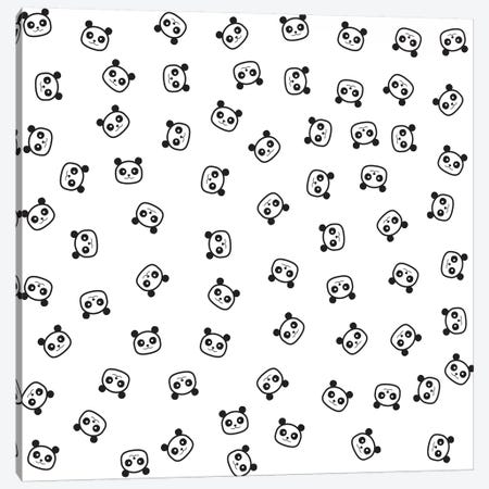 Pandamonio Panda Pattern Canvas Print #TFA366} by Tobias Fonseca Canvas Print