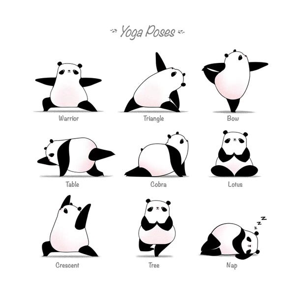 Tobias Fonseca: Yoga Panda II by Tobias Fonseca