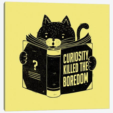 Curiosity Killed The Boredom Canvas Print #TFA381} by Tobias Fonseca Canvas Artwork