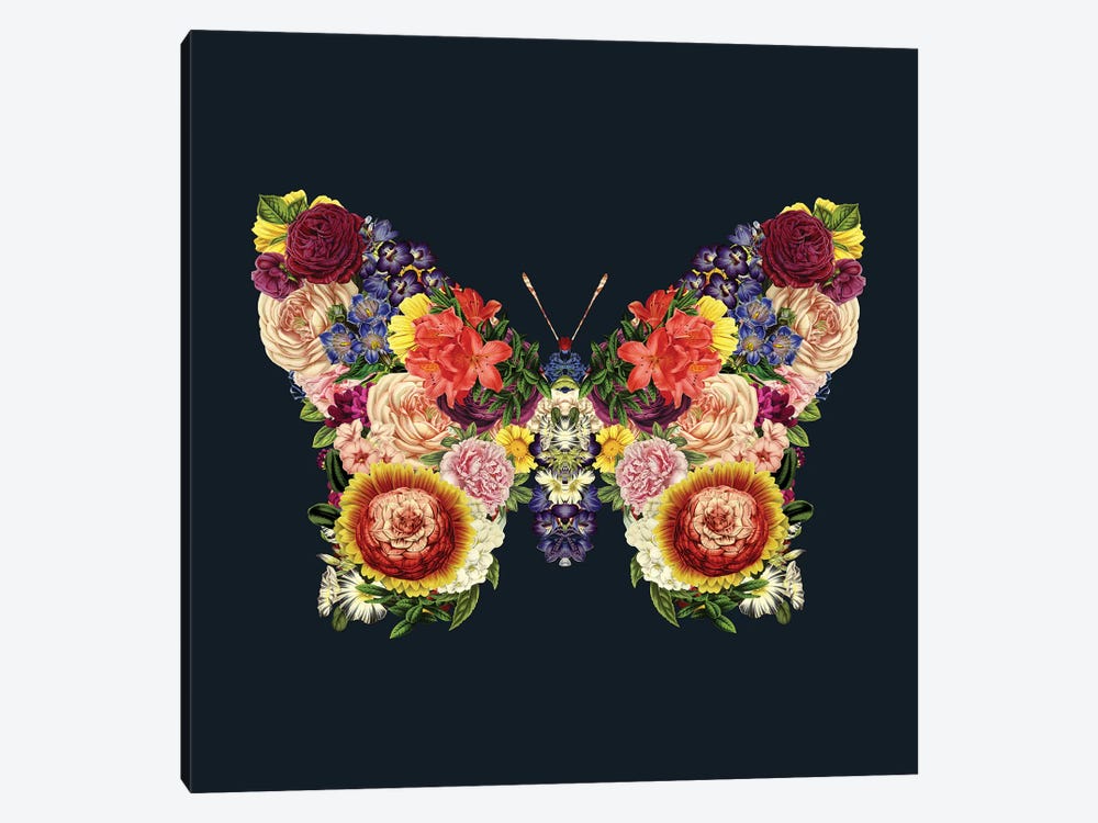 Spring Butterfly Floral by Tobias Fonseca 1-piece Canvas Wall Art