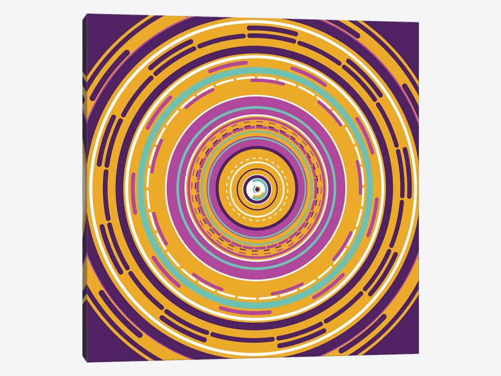 Psychedelic Tunnel by Tobias Fonseca 1-piece Canvas Art Print