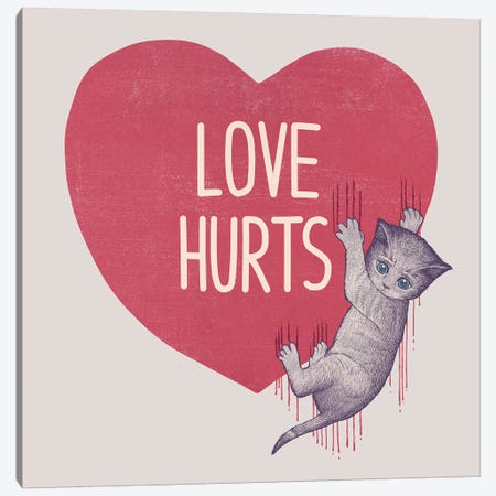 Love Hurts Canvas Print #TFA428} by Tobias Fonseca Art Print