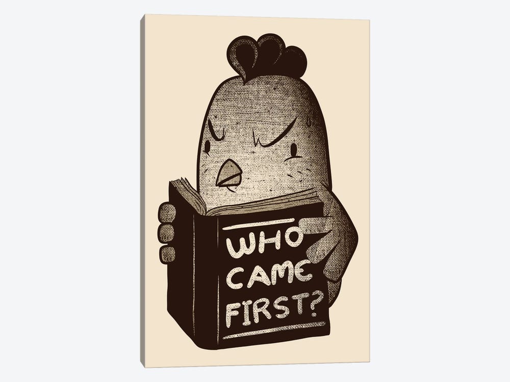 Chicken Who Came First by Tobias Fonseca 1-piece Art Print