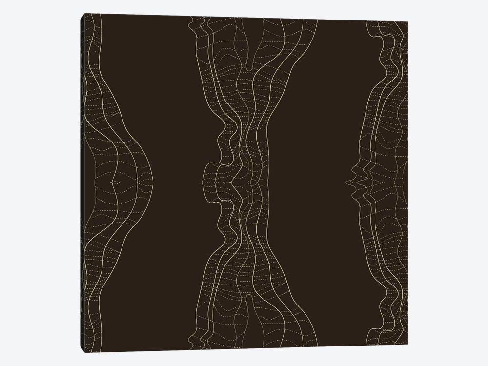Disturbed Lines by Tobias Fonseca 1-piece Canvas Wall Art