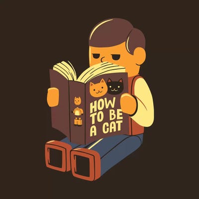 How To Be A Cat by Tobias Fonseca framed wall art