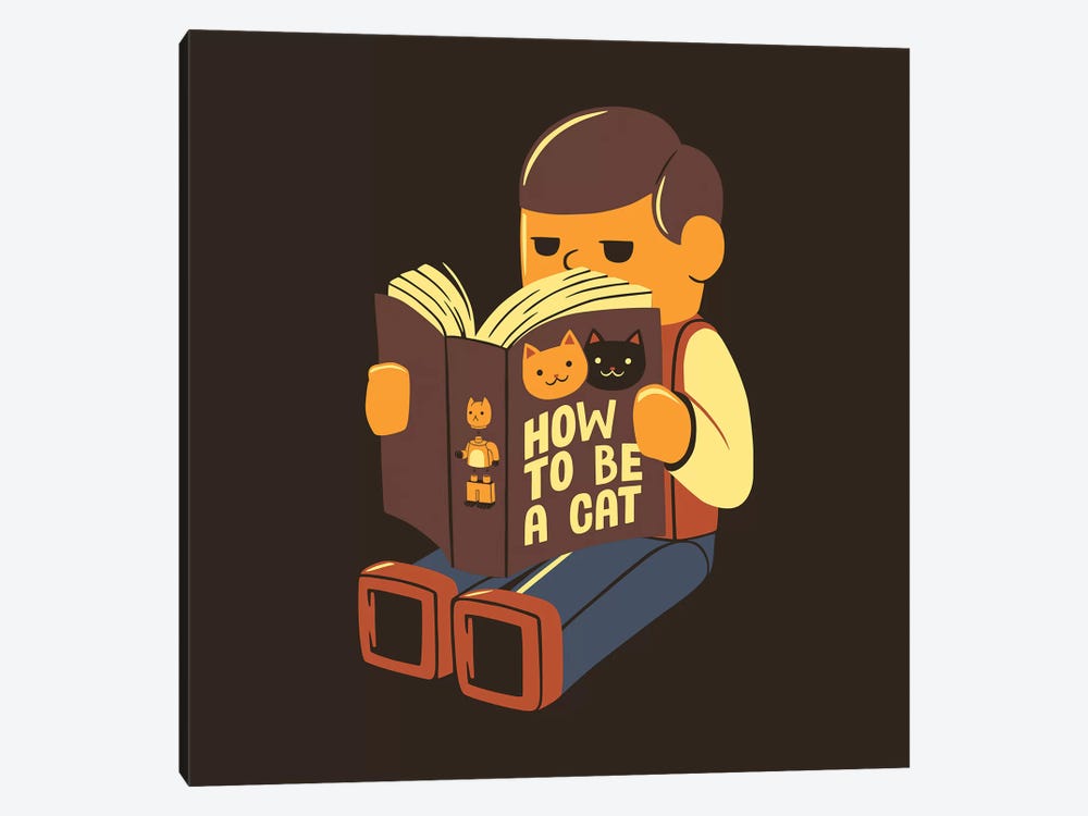 How To Be A Cat by Tobias Fonseca 1-piece Canvas Art