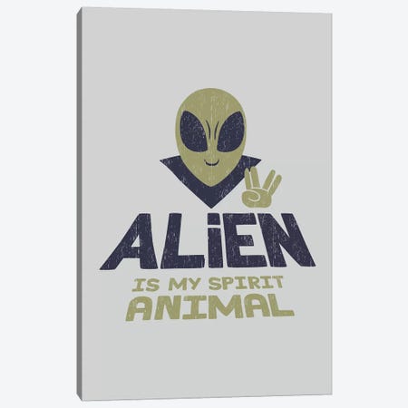 Alien Is My Animal Spirit Canvas Print #TFA473} by Tobias Fonseca Canvas Artwork