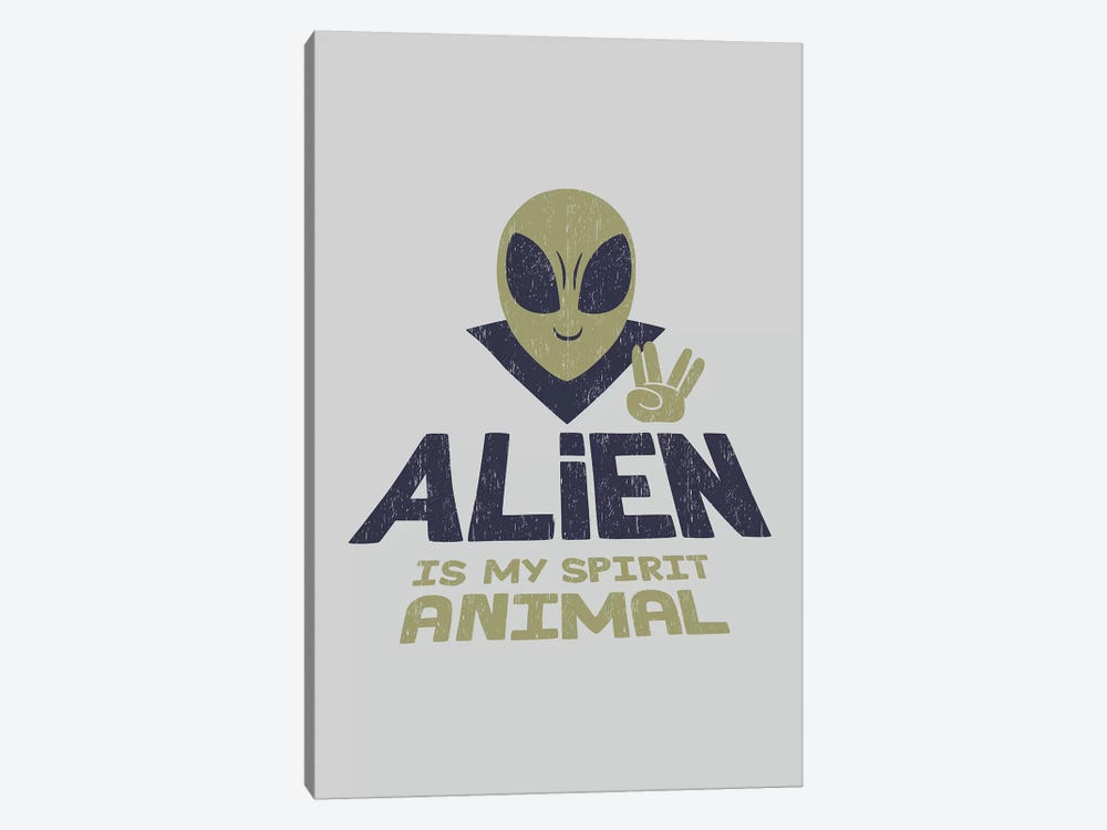 Alien Is My Animal Spirit by Tobias Fonseca 1-piece Canvas Art