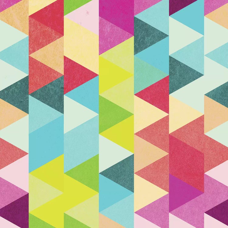 Bubblegum Triangles Pattern