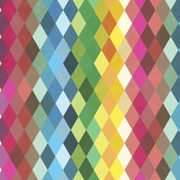 Diamond Color Spectrum Pattern