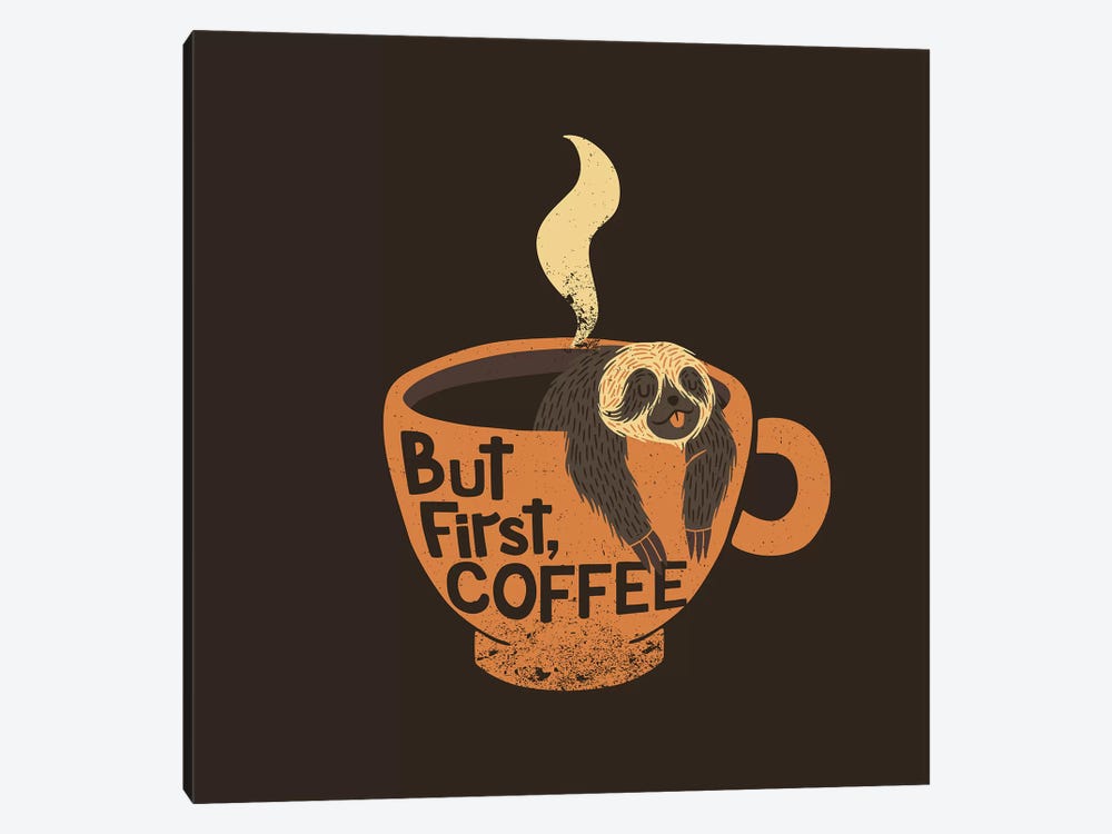 But First Coffee by Tobias Fonseca 1-piece Canvas Print
