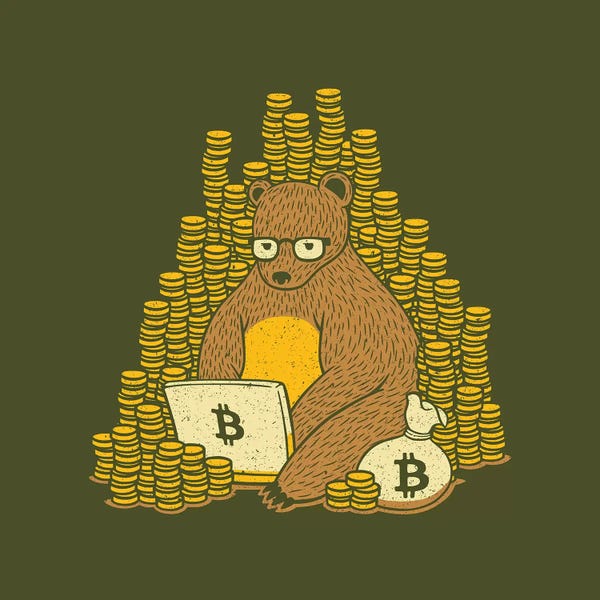 Bears: Bitcoin Miner Bear by Tobias Fonseca