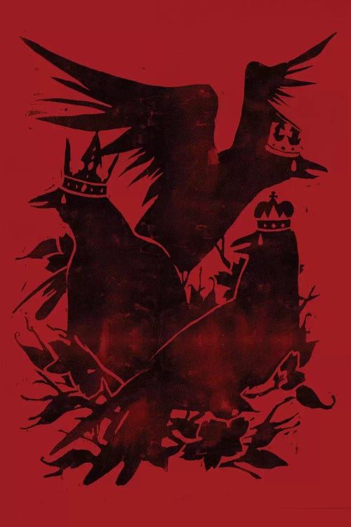 Crowned Crows by Tobias Fonseca wall art