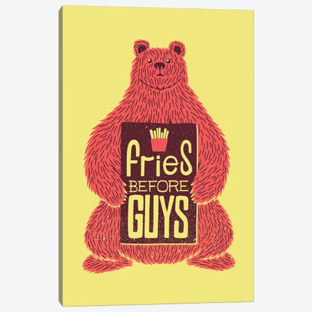 Fries Before Guys Canvas Print #TFA557} by Tobias Fonseca Canvas Artwork