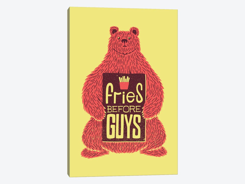 Fries Before Guys by Tobias Fonseca 1-piece Canvas Print