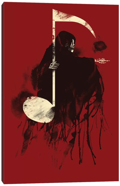 Death Note Canvas Art Print - Grim Reaper Art