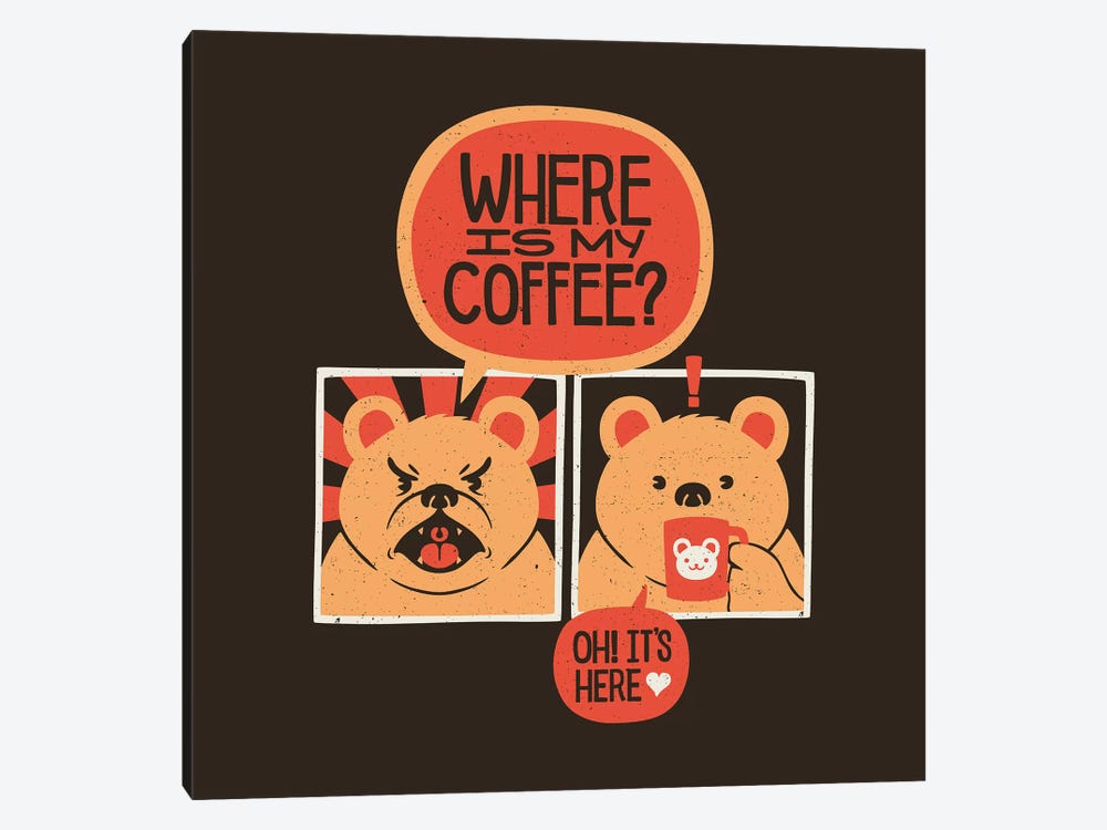 Where Is My Coffee by Tobias Fonseca 1-piece Canvas Artwork