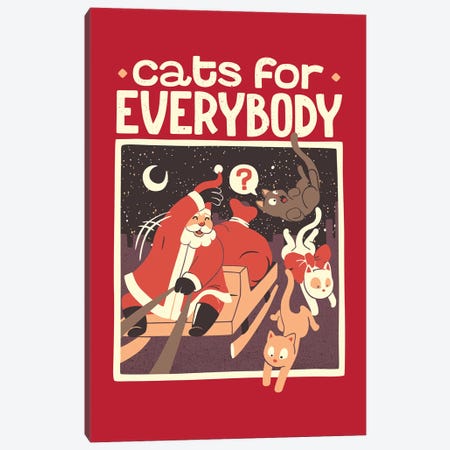 Cats For Everybody Canvas Print #TFA590} by Tobias Fonseca Canvas Print