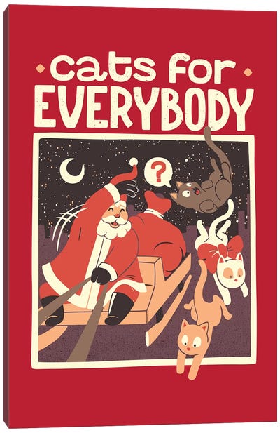 Cats For Everybody Canvas Art Print - Art Worth a Chuckle
