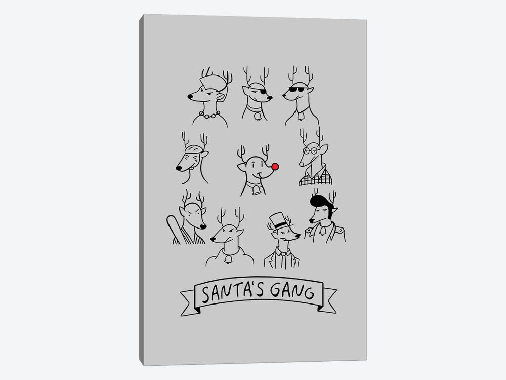Santas Gang by Tobias Fonseca 1-piece Canvas Print