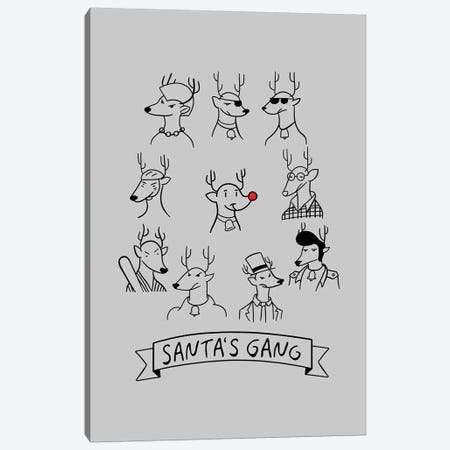 Santas Gang Canvas Print #TFA593} by Tobias Fonseca Canvas Art Print