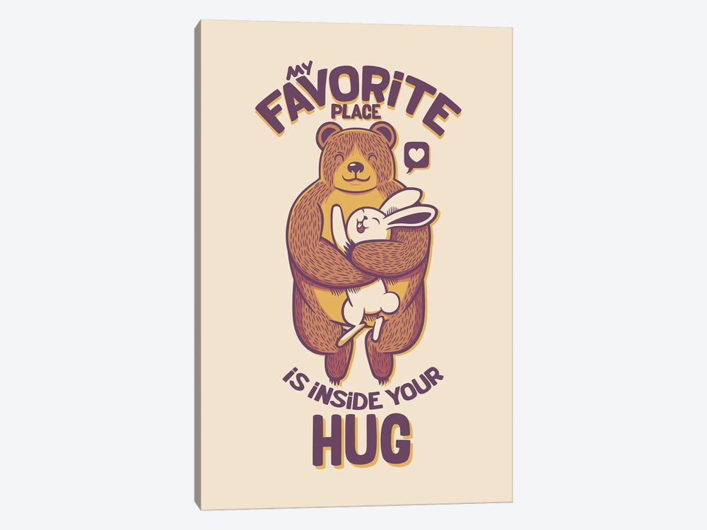 My Favorite Place Is Inside Your Hug by Tobias Fonseca 1-piece Canvas Print